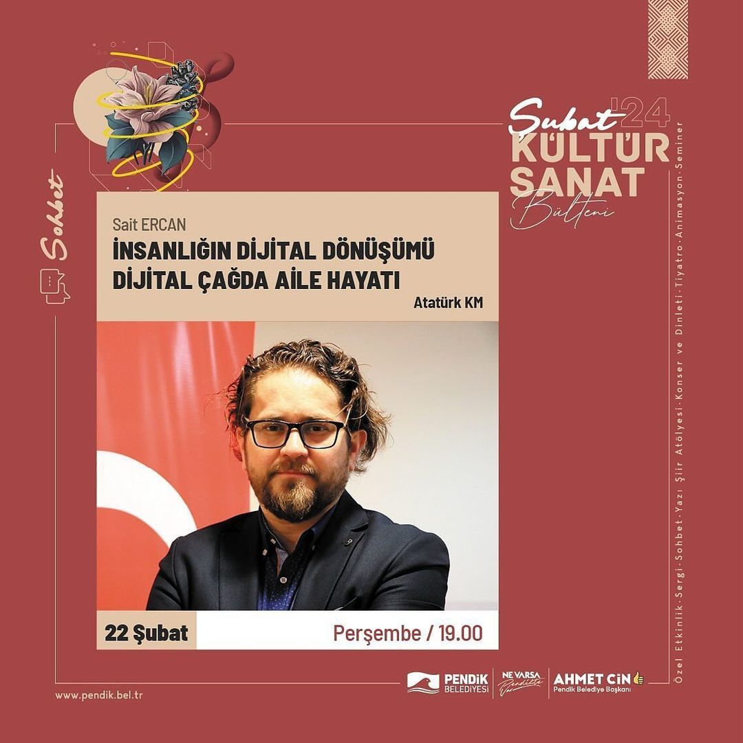 Pendik Kültür Sanat - İnsanlığın Dijital Dönüşümü Sohbeti: Sait Ercan